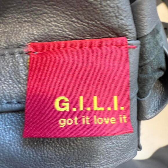 GILI Got It Love It Gray Leather Wrap Belt - Picture 5 of 7
